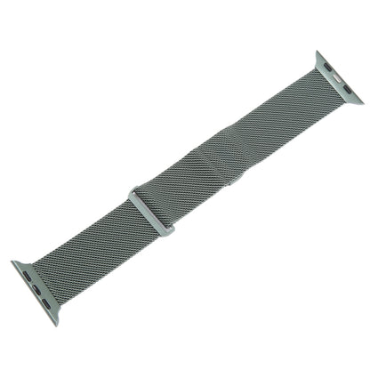 For Apple Watch 8 45mm Milanese Metal Magnetic Watch Band(Pine Green) - Watch Bands by PMC Jewellery | Online Shopping South Africa | PMC Jewellery