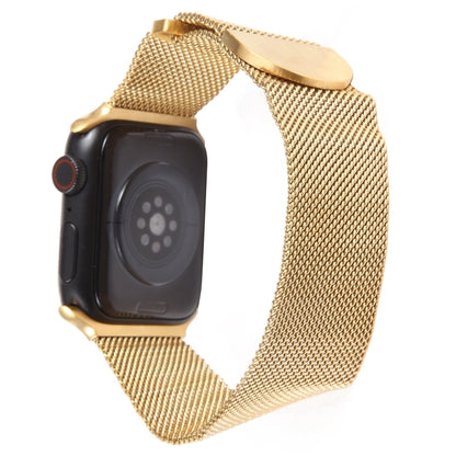 For Apple Watch SE 2022 44mm Milanese Metal Magnetic Watch Band(Gold) - Watch Bands by PMC Jewellery | Online Shopping South Africa | PMC Jewellery