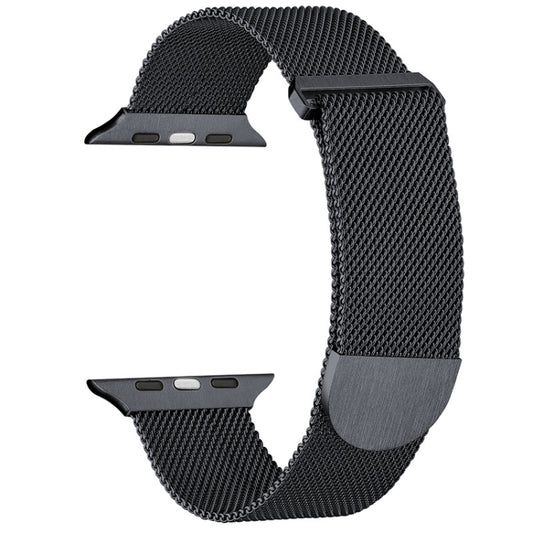 For Apple Watch 7 45mm Milanese Metal Magnetic Watch Band(Gunmetal) - Watch Bands by PMC Jewellery | Online Shopping South Africa | PMC Jewellery