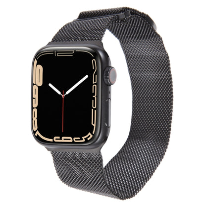 For Apple Watch 5 44mm Milanese Metal Magnetic Watch Band(Black) - Watch Bands by PMC Jewellery | Online Shopping South Africa | PMC Jewellery