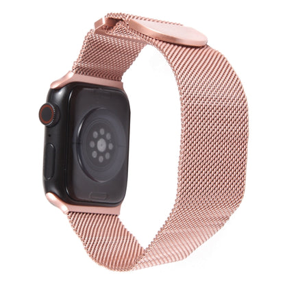 For Apple Watch 4 40mm Milanese Metal Magnetic Watch Band(Pink) - Watch Bands by PMC Jewellery | Online Shopping South Africa | PMC Jewellery