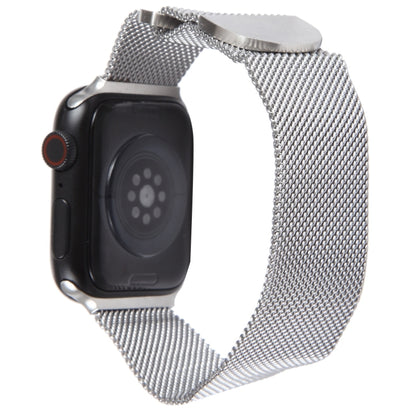 For Apple Watch 38mm Milanese Metal Magnetic Watch Band(Silver) - Watch Bands by PMC Jewellery | Online Shopping South Africa | PMC Jewellery