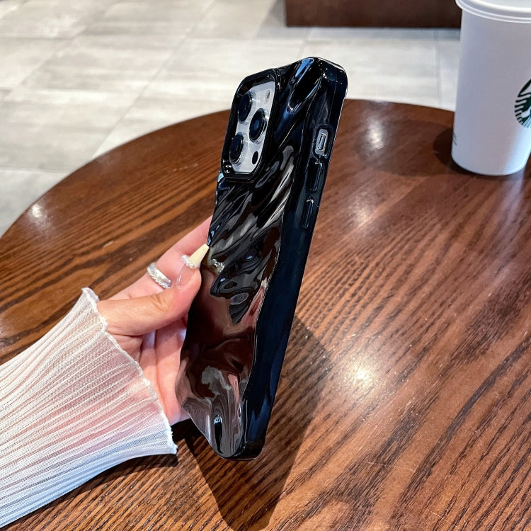 For iPhone 14 Pro Max Solid Color Wave Texture TPU Phone Case(Taro Purple) - iPhone 14 Pro Max Cases by PMC TechLife | Online Shopping South Africa | PMC TechLife