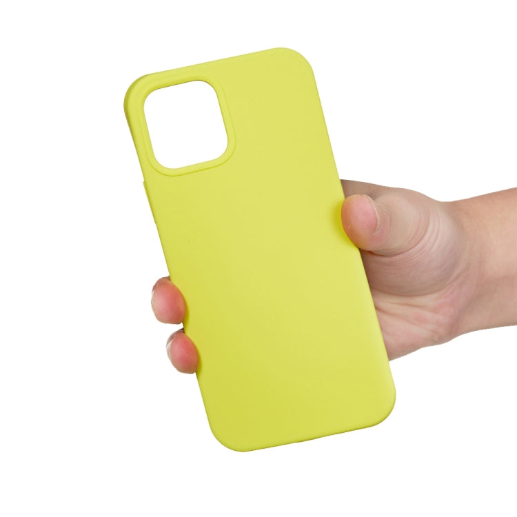 For iPhone 15 Solid Color Silicone Phone Case(Lemon Yellow) - iPhone 15 Cases by PMC Jewellery | Online Shopping South Africa | PMC Jewellery