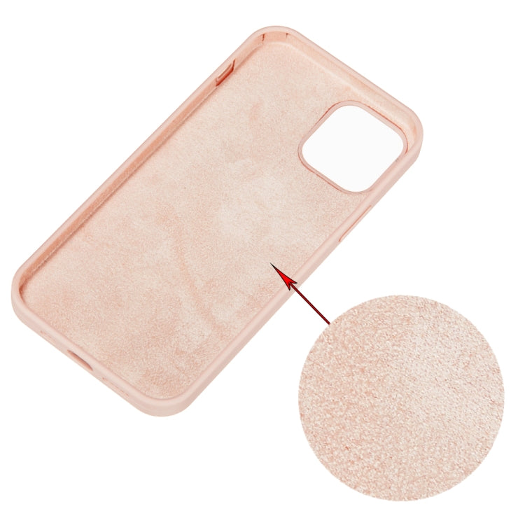 For iPhone 15 Solid Color Silicone Phone Case(Sand Pink) - iPhone 15 Cases by PMC Jewellery | Online Shopping South Africa | PMC Jewellery