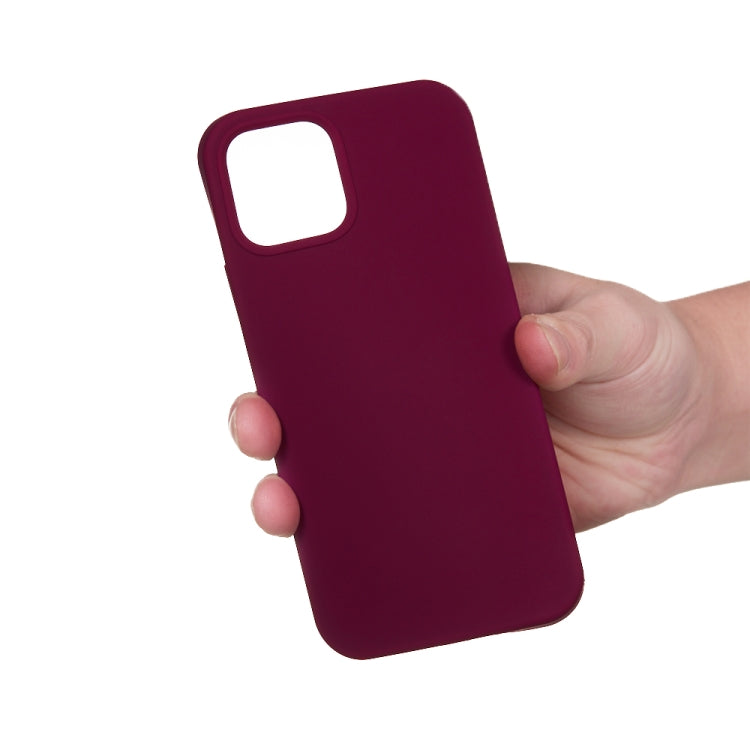 For iPhone 15 Solid Color Silicone Phone Case(Violet) - iPhone 15 Cases by PMC TechLife | Online Shopping South Africa | PMC TechLife