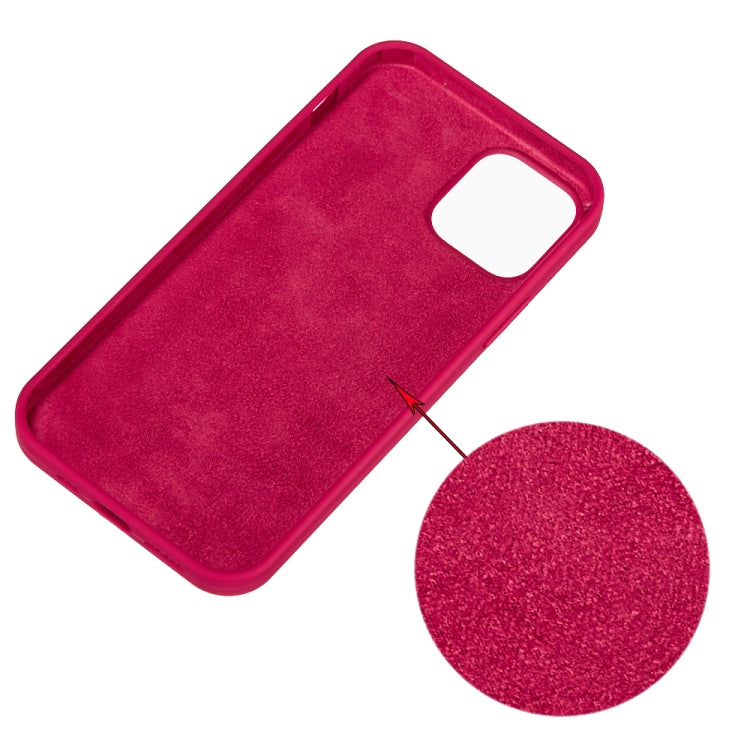 For iPhone 15 Pro Solid Color Silicone Phone Case(Rose Red) - iPhone 15 Pro Cases by PMC Jewellery | Online Shopping South Africa | PMC Jewellery