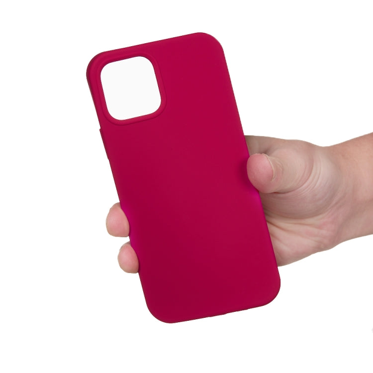 For iPhone 15 Pro Solid Color Silicone Phone Case(Rose Red) - iPhone 15 Pro Cases by PMC Jewellery | Online Shopping South Africa | PMC Jewellery