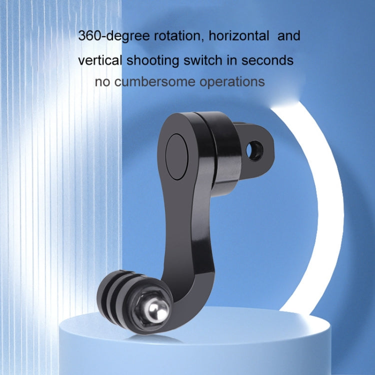 360 Rotation J-Hook Buckle Mount Adapter(Black) - Connection Mount by PMC TechLife | Online Shopping South Africa | PMC TechLife