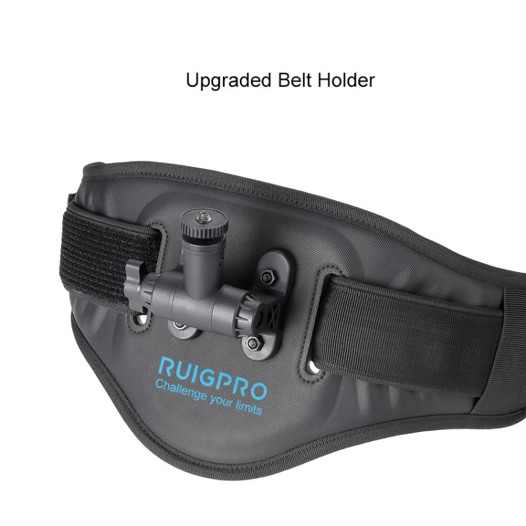 RUIGPRO Waist Belt Mount Strap With Phone Clamp & Selfie Stick - Chest Belt by RUIGPRO | Online Shopping South Africa | PMC Jewellery