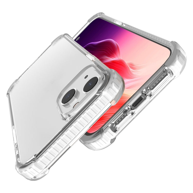 For iPhone 15 Plus Four-corner Shockproof TPU + Acrylic Phone Case(Transparent) - iPhone 15 Plus Cases by PMC TechLife | Online Shopping South Africa | PMC TechLife