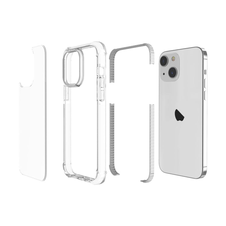 For iPhone 15 Plus Four-corner Shockproof TPU + Acrylic Phone Case(Transparent) - iPhone 15 Plus Cases by PMC TechLife | Online Shopping South Africa | PMC TechLife