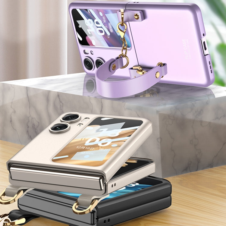 For OPPO Find N2 Flip GKK Integrated Ultra-thin Handbag Phone Case(Black) - Find N2 Flip Cases by GKK | Online Shopping South Africa | PMC Jewellery