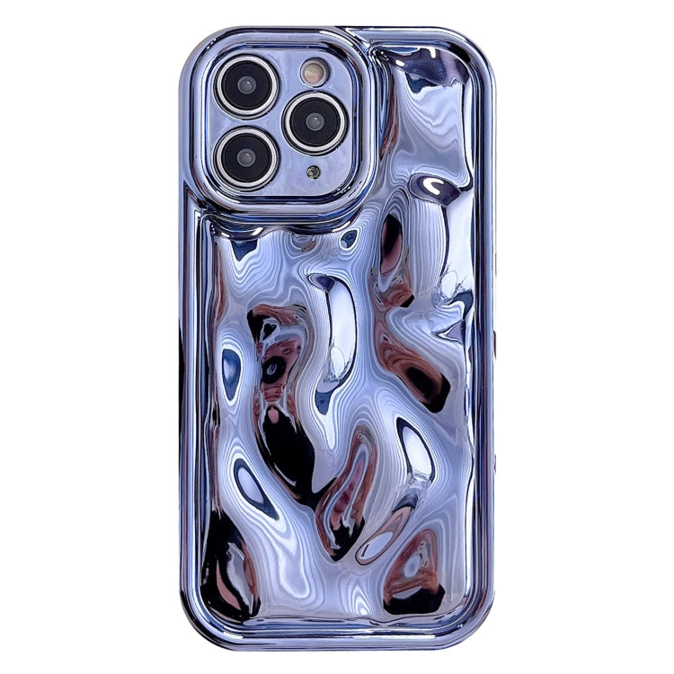 For iPhone 11 Pro Max Electroplating Meteorite Texture TPU Phone Case(Blue) - free shipping - PMC TechLife - Order now!