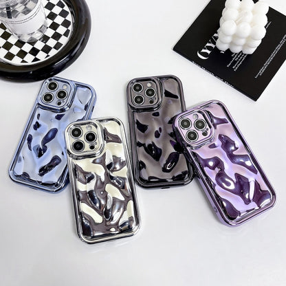 For iPhone 6 / 6s Electroplating Meteorite Texture TPU Phone Case(Purple) - More iPhone Cases by PMC Jewellery | Online Shopping South Africa | PMC Jewellery