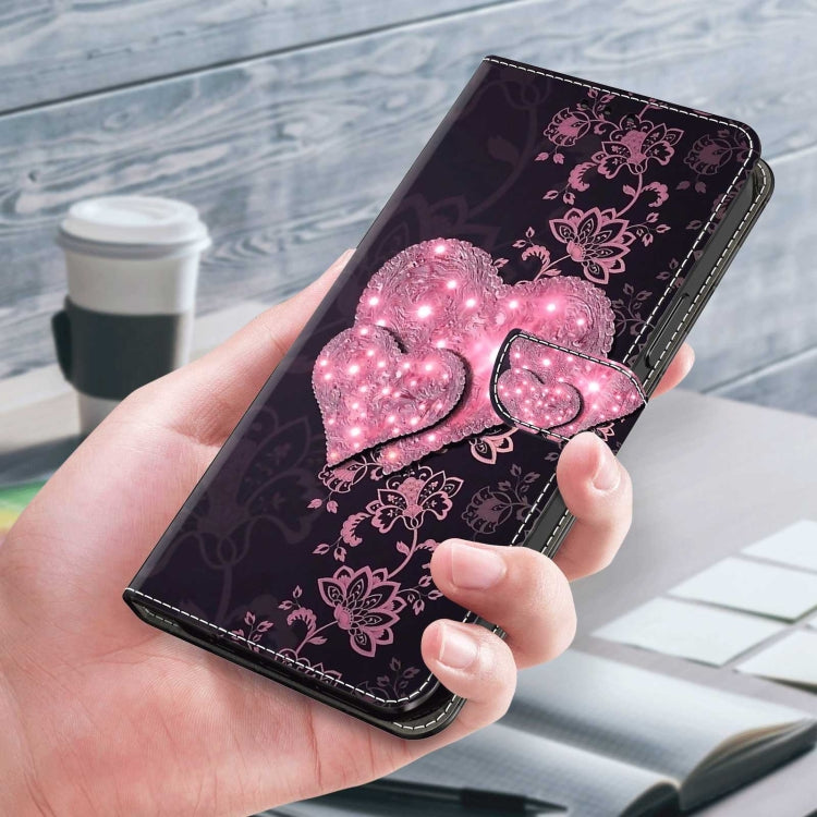 For Xiaomi Redmi 9C Crystal 3D Shockproof Protective Leather Phone Case(Lace Love) - free shipping - PMC TechLife - Order now!