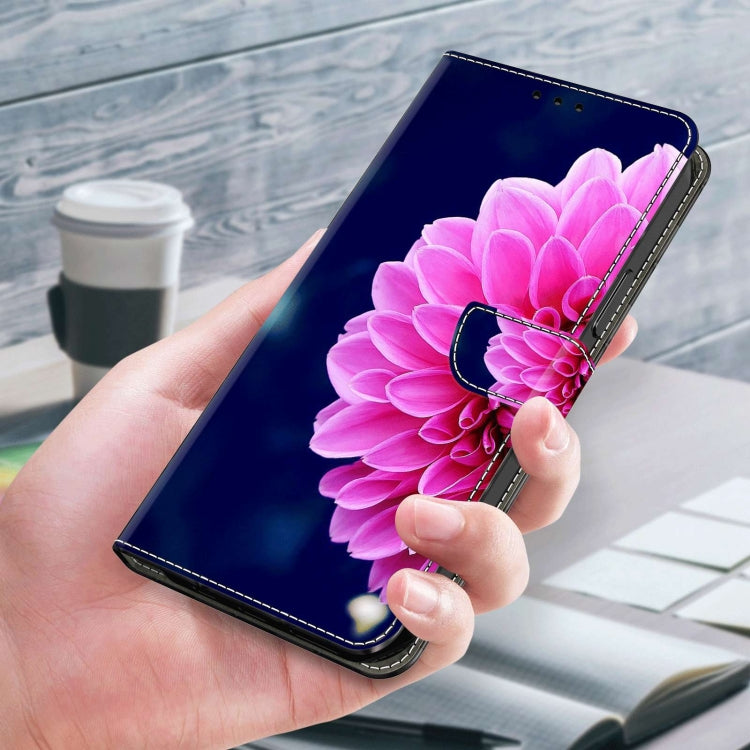 For Xiaomi Redmi Note 10 4G Crystal 3D Shockproof Protective Leather Phone Case(Pink Petals) - free shipping - PMC TechLife - Order now!