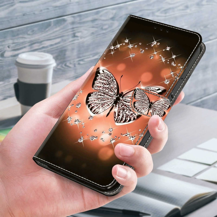 For Xiaomi Redmi Note 10 4G Crystal 3D Shockproof Protective Leather Phone Case(Crystal Butterfly) - free shipping - PMC TechLife - Order now!