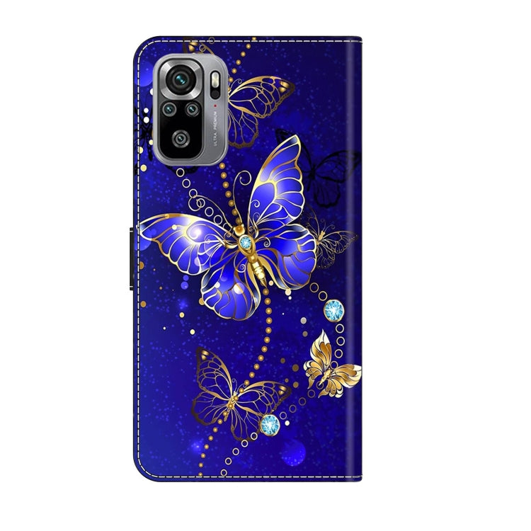 For Xiaomi Redmi Note 10 4G Crystal 3D Shockproof Protective Leather Phone Case(Diamond Butterfly) - free shipping - PMC TechLife - Order now!