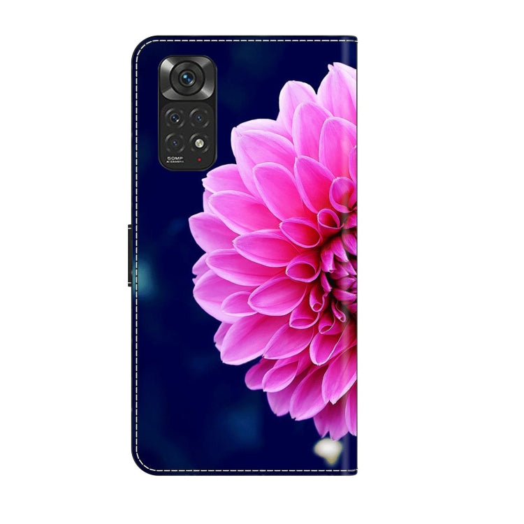 For Xiaomi Redmi Note 11 Global Crystal 3D Shockproof Protective Leather Phone Case(Pink Petals) - free shipping - PMC TechLife - Order now!