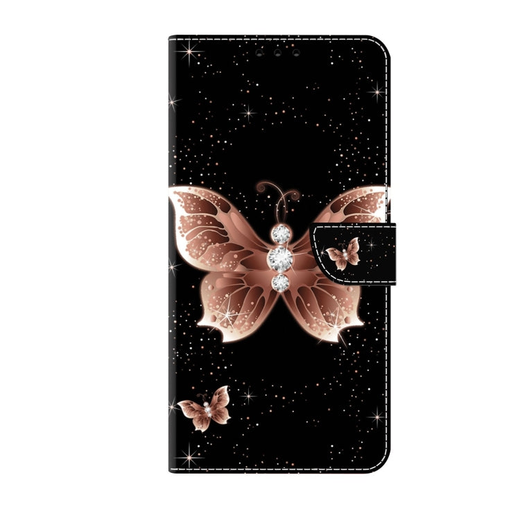 For Xiaomi Redmi Note 12 4G Crystal 3D Shockproof Protective Leather Phone Case(Pink Diamond Butterfly) - free shipping - PMC TechLife - Order now!