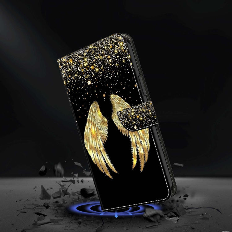 For Samsung Galaxy S8 Crystal 3D Shockproof Protective Leather Phone Case(Golden Wings) - free shipping - PMC TechLife - Order now!