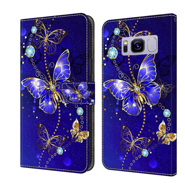 For Samsung Galaxy S8+ Crystal 3D Shockproof Protective Leather Phone Case(Diamond Butterfly) - free shipping - PMC TechLife - Order now!