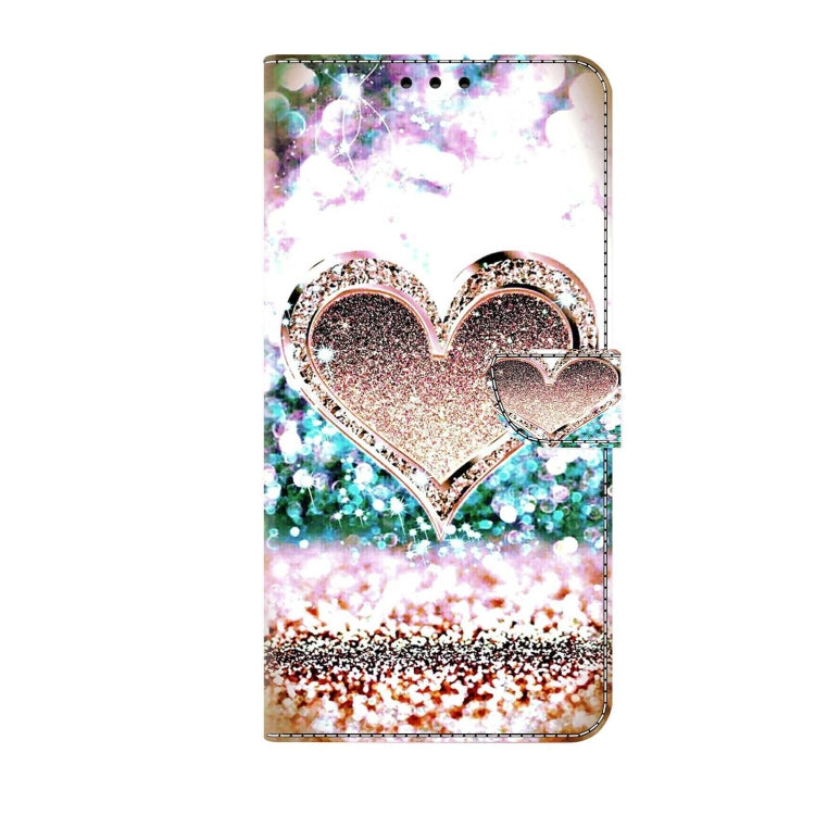 For Samsung Galaxy S9 Crystal 3D Shockproof Protective Leather Phone Case(Pink Diamond Heart) - free shipping - PMC TechLife - Order now!
