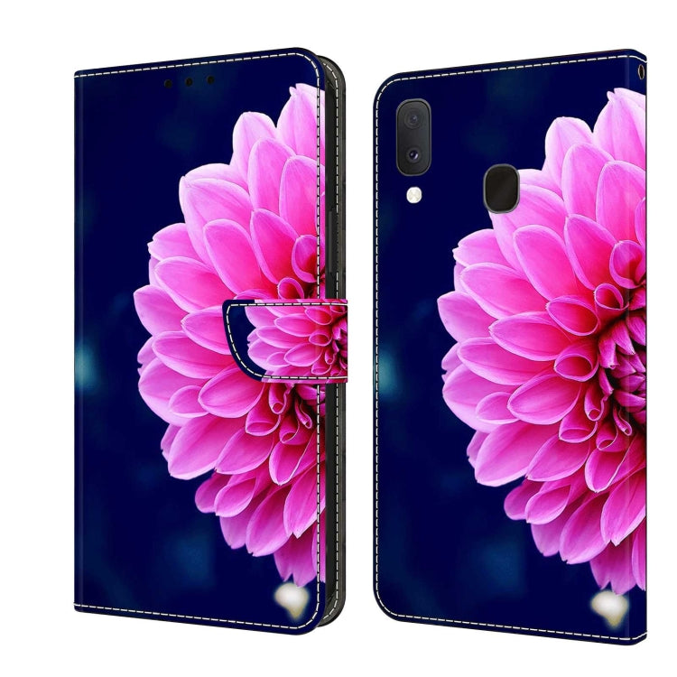 For Samsung Galaxy S10e Crystal 3D Shockproof Protective Leather Phone Case(Pink Petals) - free shipping - PMC TechLife - Order now!