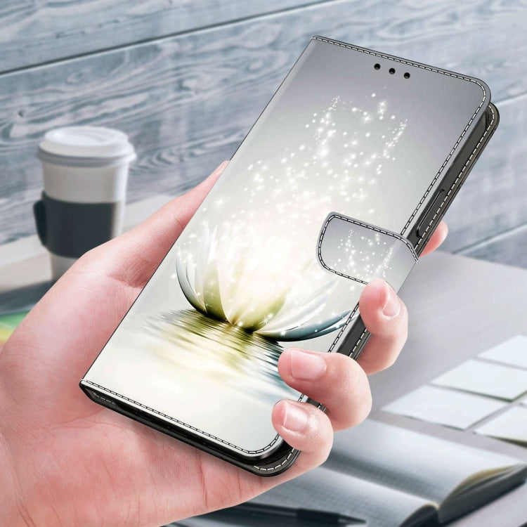 For Samsung Galaxy S23 Crystal 3D Shockproof Protective Leather Phone Case(Light Lotus) - free shipping - PMC TechLife - Order now!