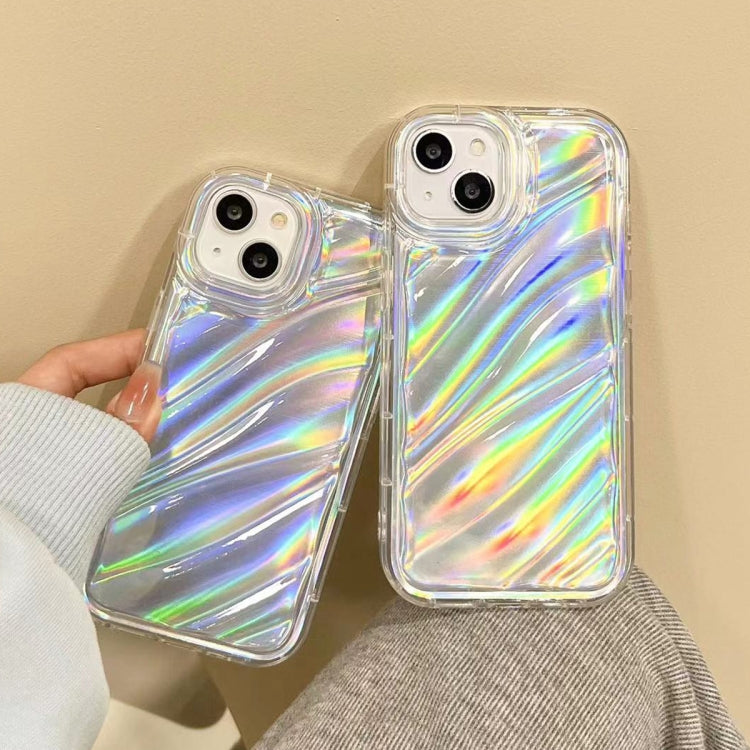 For iPhone 11 Pro Max Laser Sequin Waves TPU Phone Case(Transparent) - iPhone 11 Pro Max Cases by PMC Jewellery | Online Shopping South Africa | PMC Jewellery