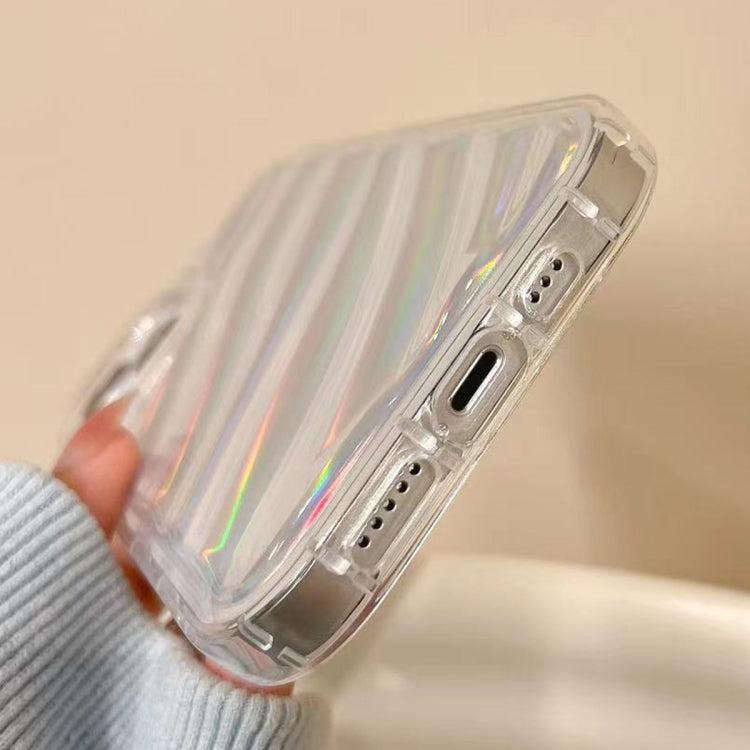 For iPhone 11 Pro Laser Sequin Waves TPU Phone Case(Transparent) - iPhone 11 Pro Cases by PMC Jewellery | Online Shopping South Africa | PMC Jewellery