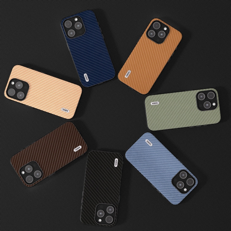 For iPhone 14 Pro Max ABEEL Carbon Fiber Texture Protective Phone Case(Dark Blue) - free shipping - PMC TechLife - Order now!