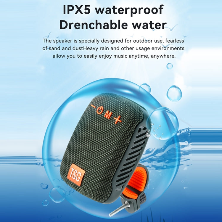 T&G TG-392 Outdoor Bicycle TWS Wireless Bluetooth IPX5 Waterproof Speaker(Red) - Waterproof Speaker by T&G | Online Shopping South Africa | PMC Jewellery