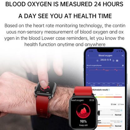 ET540 1.91 inch IP67 Waterproof Silicone Band Smart Watch, Support ECG / Non-invasive Blood Glucose Measurement(Black) - Smart Watches by PMC Jewellery | Online Shopping South Africa | PMC Jewellery