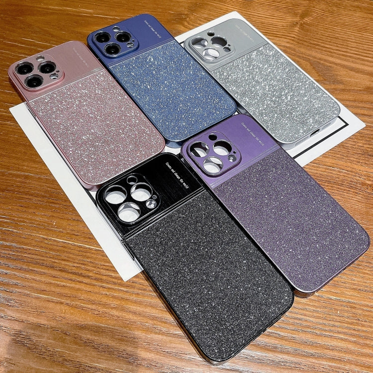 For iPhone 14 Pro Max Metallic Glitter Powder Shockproof Phone Case(Grey) - free shipping - PMC TechLife - Order now!