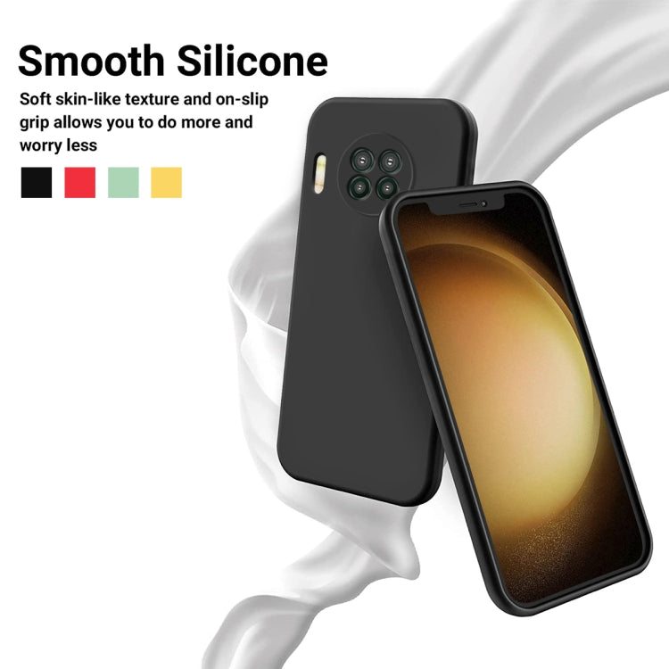 For Hisense Infinity H50 Zoom Pure Color Liquid Silicone Shockproof Phone Case(Black) - More Brand by PMC TechLife | Online Shopping South Africa | PMC TechLife | Buy Now Pay Later Mobicred