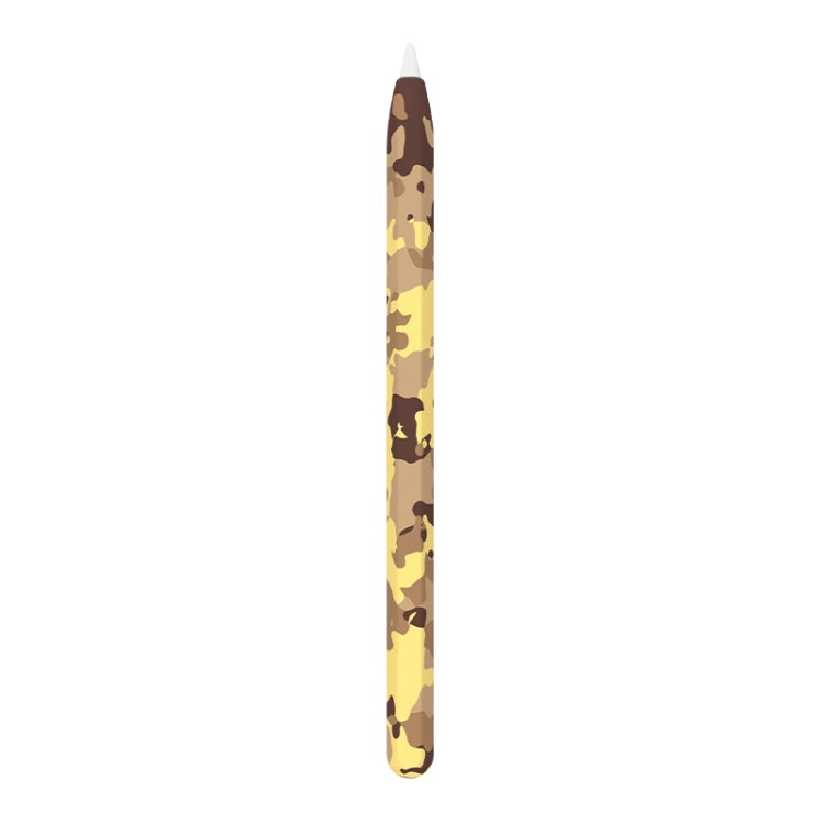 For Apple Pencil 1 LOVE MEI Camouflage Silicone Protective Pen Case(Yellow) - Pencil Accessories by LOVE MEI | Online Shopping South Africa | PMC TechLife