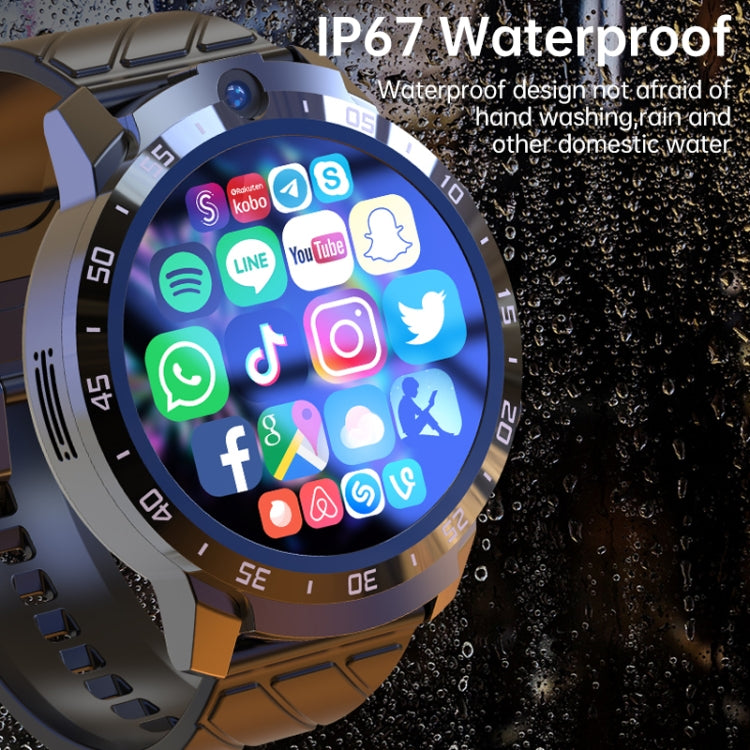 MT27 4G+64G 1.6 inch IP67 Waterproof 4G Android 8.1 Smart Watch Support Heart Rate / GPS, Type:Steel Band - Android Watch by PMC Jewellery | Online Shopping South Africa | PMC Jewellery