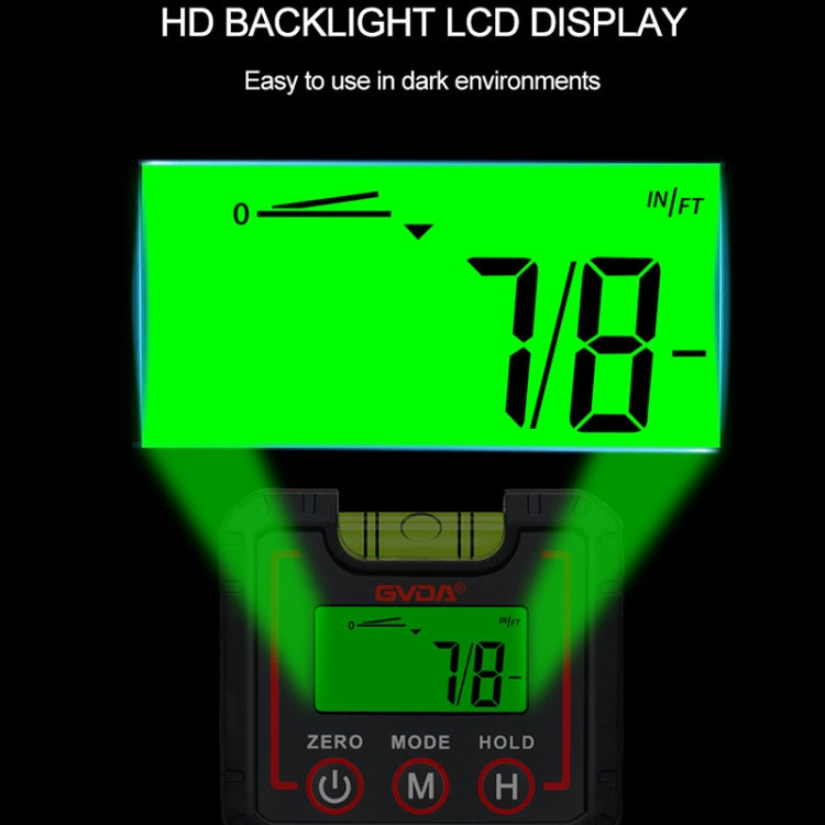 GVDA GD450M Digital Protractor 360 Degree High Precision Measuring Instrument - Laser Rangefinder by GVDA | Online Shopping South Africa | PMC Jewellery | Buy Now Pay Later Mobicred