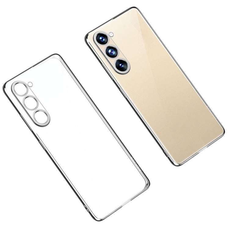 For Samsung Galaxy S23 5G SULADA Shockproof Plating TPU Transparent Phone Case(Silver) - Galaxy S23 5G Cases by SULADA | Online Shopping South Africa | PMC TechLife