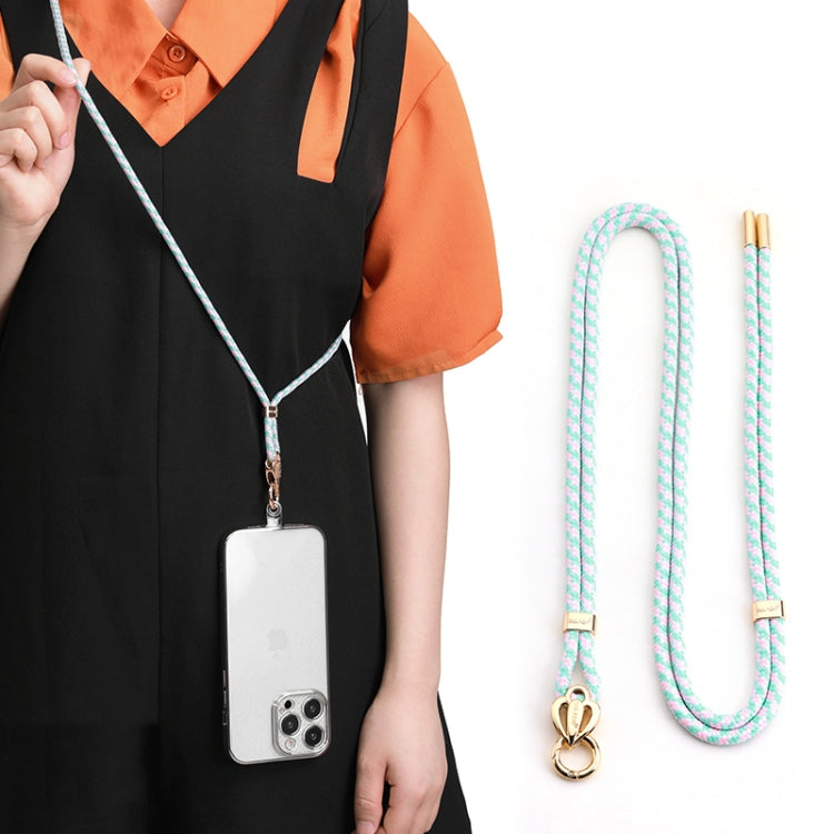 SULADA Multifunctional Universal Mobile Phone Love Lanyard(Pink Green) - free shipping - PMC TechLife - Order now!