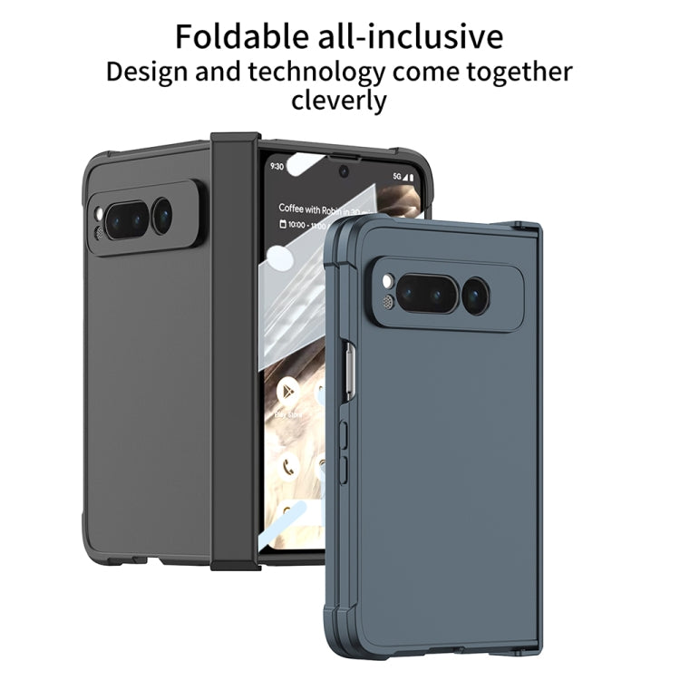 For Google Pixel Fold GKK Skin Feel Airbag Hinge Shockproof Phone Case(Silver) - Google Cases by GKK | Online Shopping South Africa | PMC Jewellery