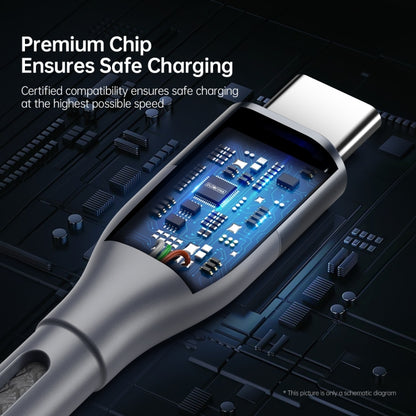 DUZZONA A2 PD 65W USB-C / Type-C to Type-C Fast Charging Data Cable, Length:3m(Grey) - USB-C & Type-C Cable by DUZZONA | Online Shopping South Africa | PMC Jewellery