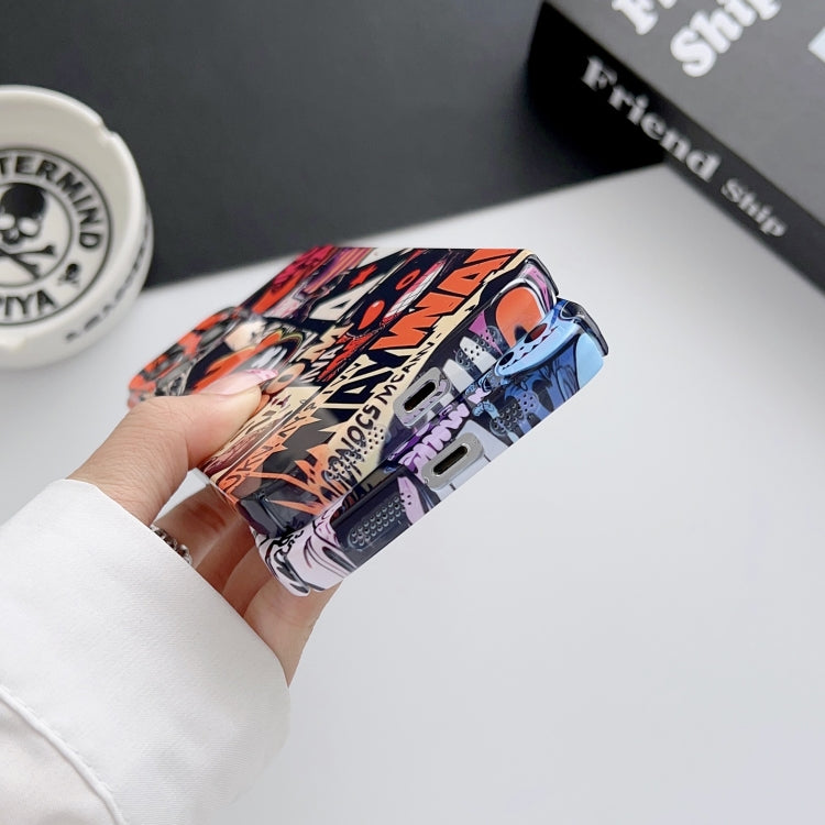 For iPhone 15 Pro Painted Pattern Precise Hole PC Phone Case(Holiday Uncle) - iPhone 15 Pro Cases by PMC TechLife | Online Shopping South Africa | PMC TechLife