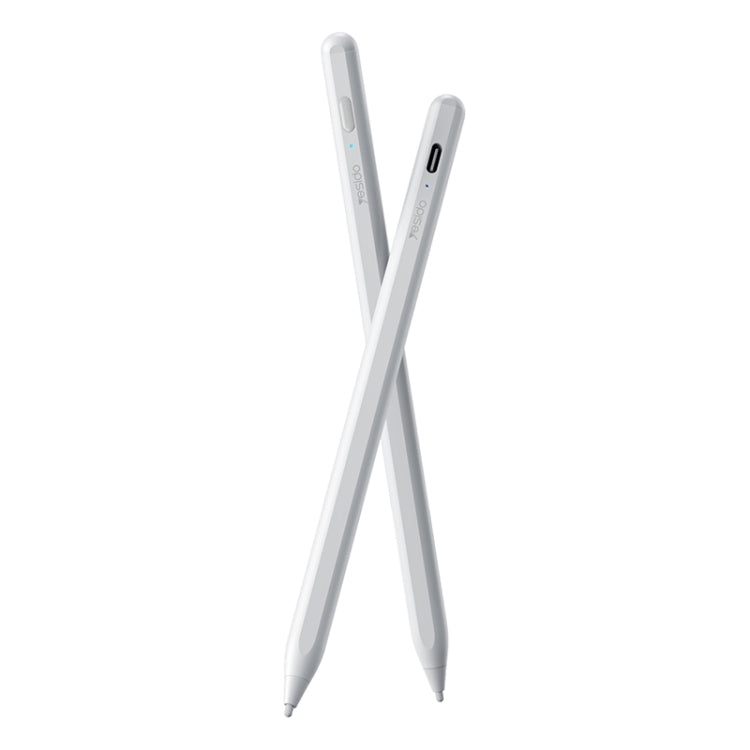 Yesido ST10 Dual Mode Active Magnetic Capacitive Stylus(White) - Stylus Pen by Yesido | Online Shopping South Africa | PMC TechLife | Buy Now Pay Later Mobicred