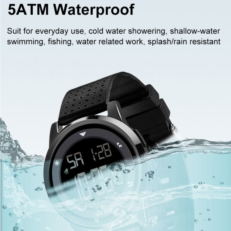 SPOVAN S100 Men Outdoor Multifunctional Waterproof Electronic Watch(Gold) - LED Digital Watches by SPOVAN | Online Shopping South Africa | PMC Jewellery