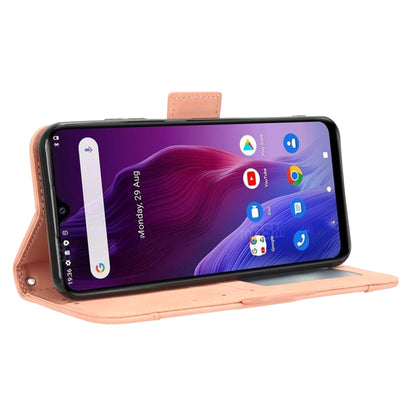 For Cubot P60 Skin Feel Calf Texture Card Slots Leather Phone Case(Pink) - More Brand by PMC Jewellery | Online Shopping South Africa | PMC Jewellery