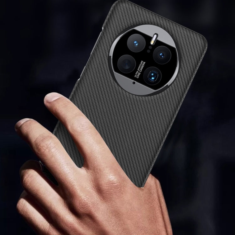 For Huawei Mate 50 Pro GKK Electroplating Leather Surface Phone Case(Black) - Huawei Cases by GKK | Online Shopping South Africa | PMC TechLife