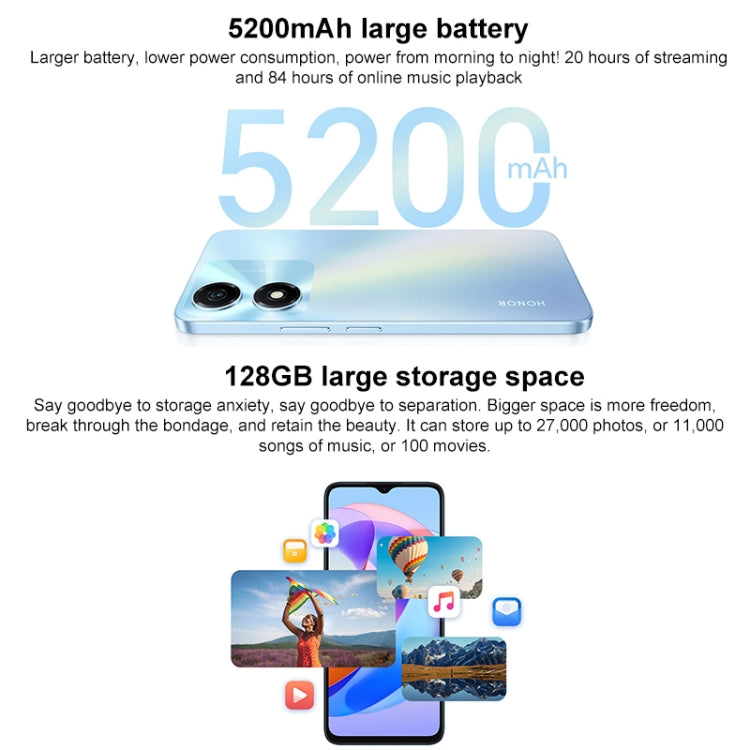 Honor Play 40C 5G, 6GB+128GB, 108MP Camera, 6.56 inch MagicOS 7.1 Snapdragon 480 Plus Octa Core up to 2.2GHz, Network: 5G, Not Support Google Play(Sky Blue) - Honor by Huawei | Online Shopping South Africa | PMC Jewellery | Buy Now Pay Later Mobicred